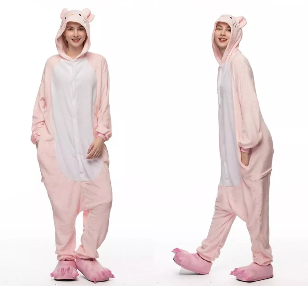 pijama-adulto-gato-rosa