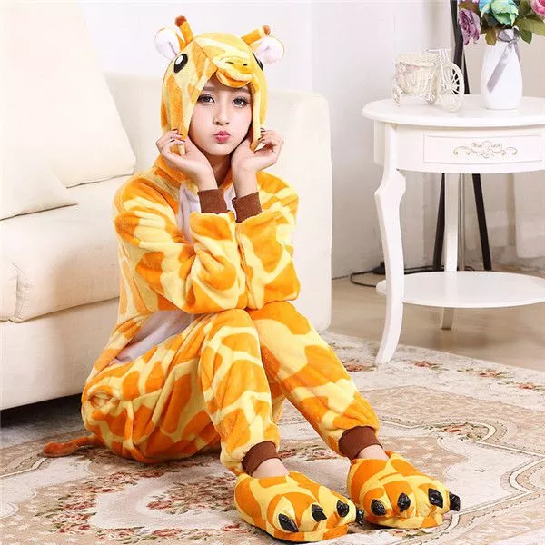pijama adulto girafa fofa Pijama Adulto Abelha Cosplay