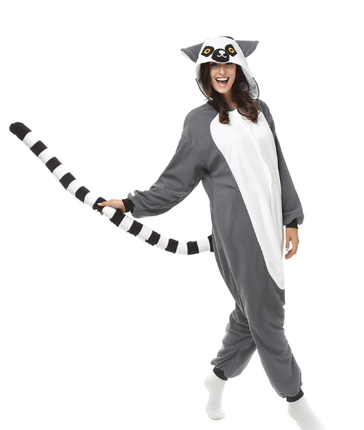 pijama adulto madagascar rei julien lemure cosplay Pijama Adulto Umbreon Pokémon