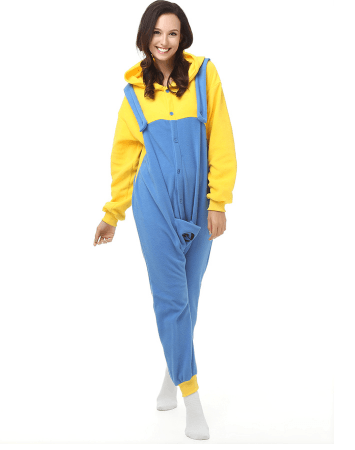 pijama adulto meu malvado favorito minion cosplay Pijama Adulto Canguru