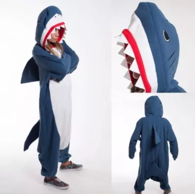 pijama adulto tubarao shark Pijama Adulto Gato Alice