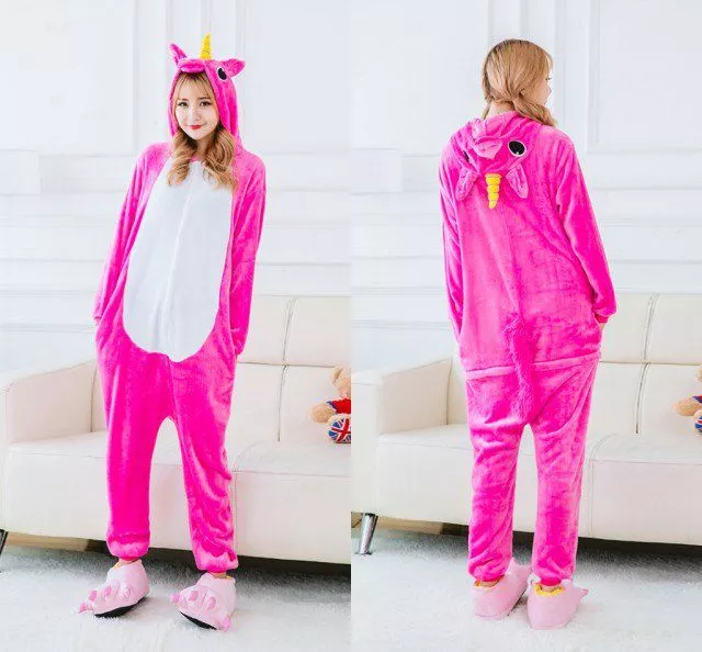 pijama adulto unicornio rosa 92 Pijama Adulto Abelha Cosplay