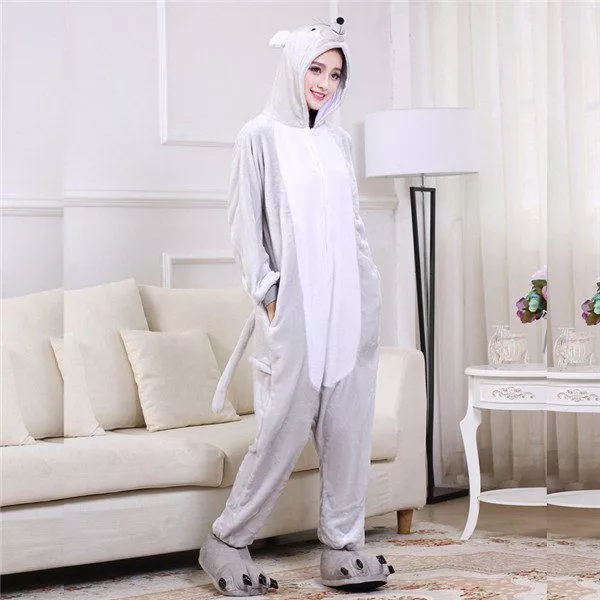 pijama adulto urso polar Pijama Adulto Unicórnio Branco