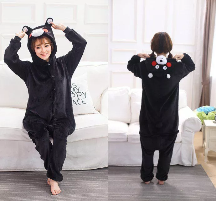 pijama adulto urso preto Pijama Adulto Abelha Cosplay