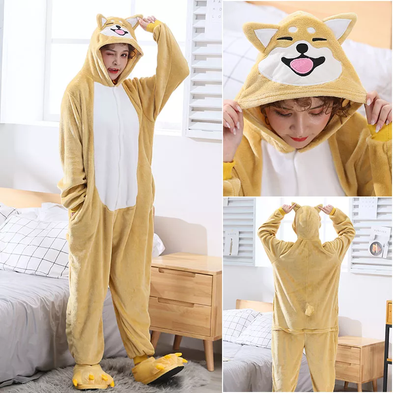 pijama akita cao kigurumis feminino menina macacao bonito animal dos Luminária Fruits Basket anime Led night light frutas cesta para decoração do quarto presente colorido nightlight anime lâmpada 3d cesta de frutas