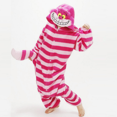 pijama alice no pais das maravilhas chesire cosplay Pijama Adulto Hello Kitty