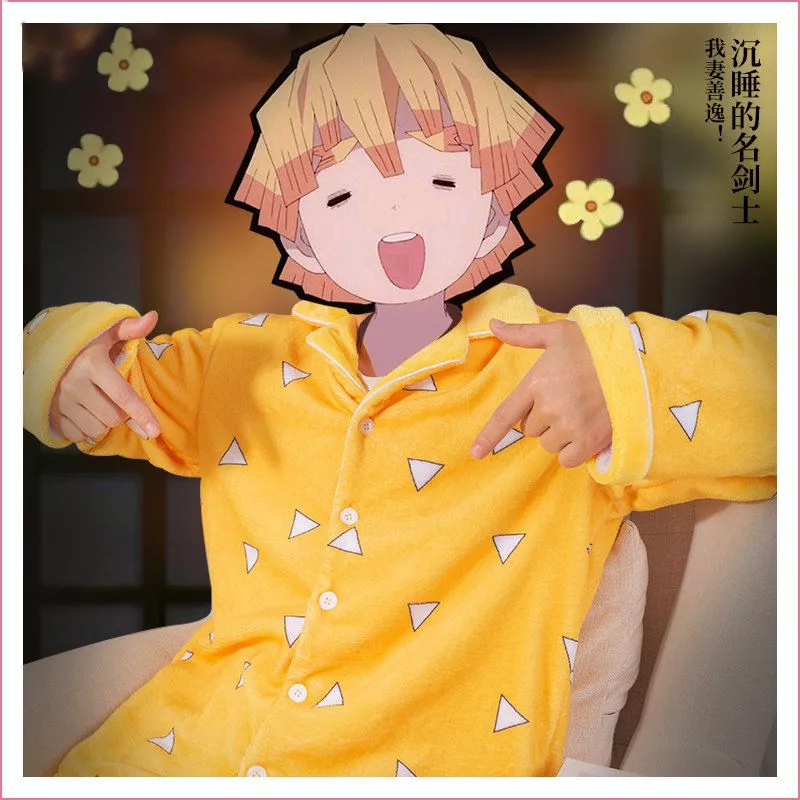 pijama anime demon slayer kimetsu no yaiba agatsuma zenitsu cosplay estudantes outono Pijama Pokemon Snorlax besta onesies adulto kigurumi animal tubarão pijamas lemur pijamas pijamas pijamas carnaval fantasias cosplay