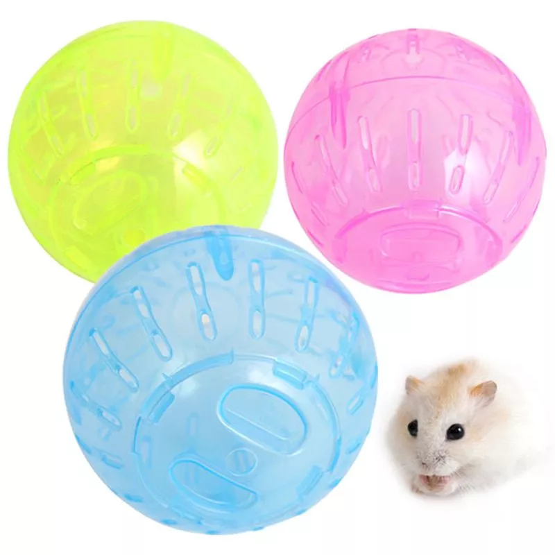 Plástico animal de estimação roedor ratos jogging bola brinquedo hamster gerbil rato exercício bolas jogar brinquedos