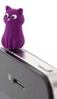 plug anti poeira cat gato Colar lilo ponto colar hollowe para fora pérola pingente 3d ponto anime jóias presente de natal para as mulheres/crianças