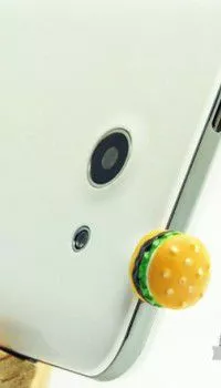 plug anti poeira hamburguer Plug Anti-Poeira Panda