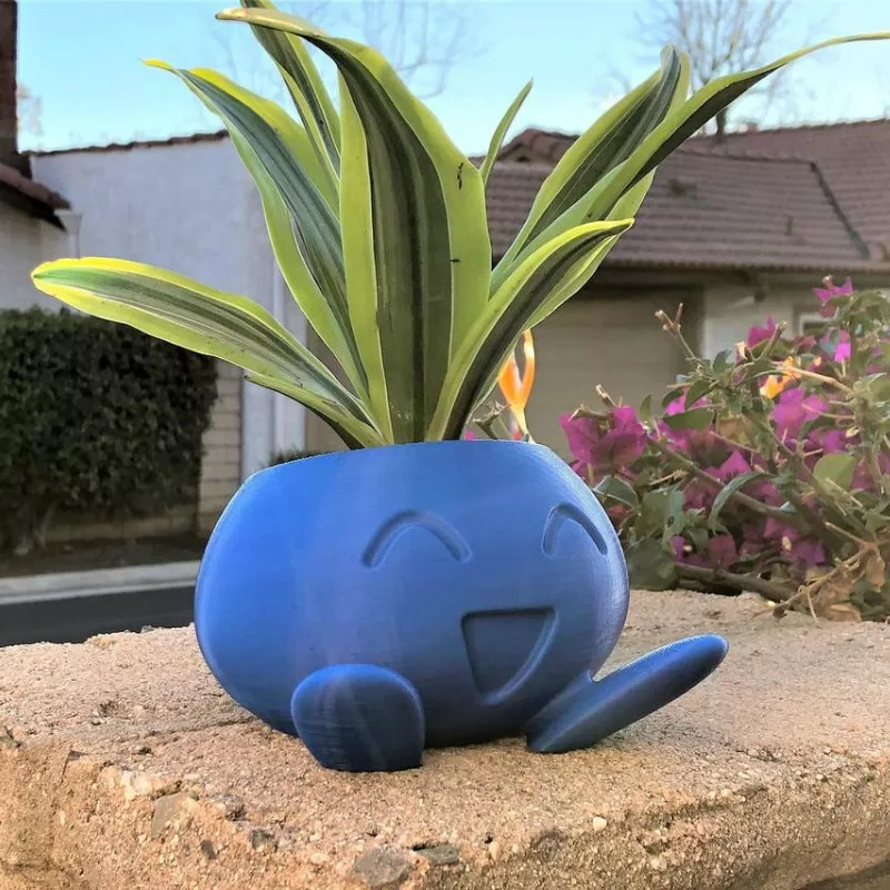 Pote p/ Planta Pokémon pet elf pote suculentas vaso de flores no interior de decoração para casa andando grama vaso de flores vasos de bonito dos desenhos animados