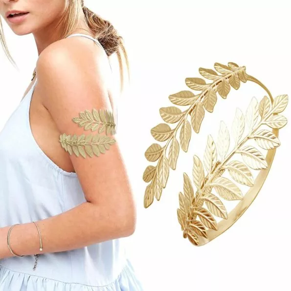 prata-banhado-a-ouro-grego-folha-de-louro-pulseira-bracadeira-braco-superior