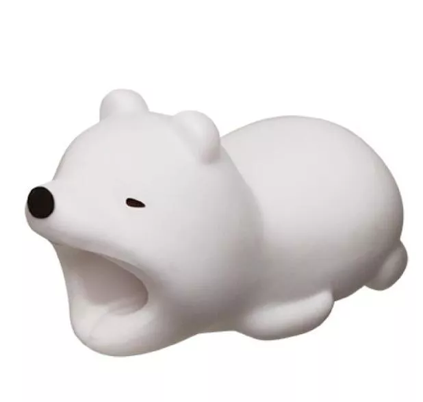 Protetor P/ Cabo Usb Celular Urso Polar Urso Sem Curso