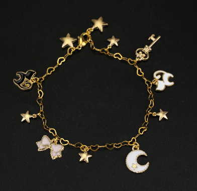 pulseira bracelete anime sailor moon Meia Anime Sailor Moon Sailor Vênus Tamanho Único