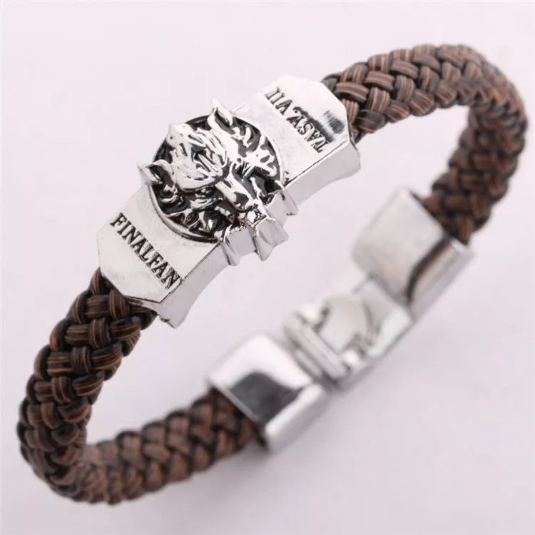 pulseira bracelete final fantasy vii advent children cloud lobo Colar The Witcher game jogo netflix lobo cabeça colar feminino presentes de natal moda jóias gargantilha pingente corrente melhor personalizado redondo longo colar