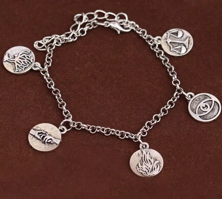 pulseira bracelete metal divergente faccoes prata Pulseira dança do ventre da noiva, bracelete retrô grego romano com folha de louro