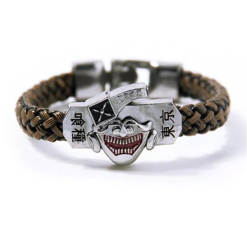 pulseira bracelete pingente anime tokyo ghoul Pulseira dança do ventre da noiva, bracelete retrô grego romano com folha de louro