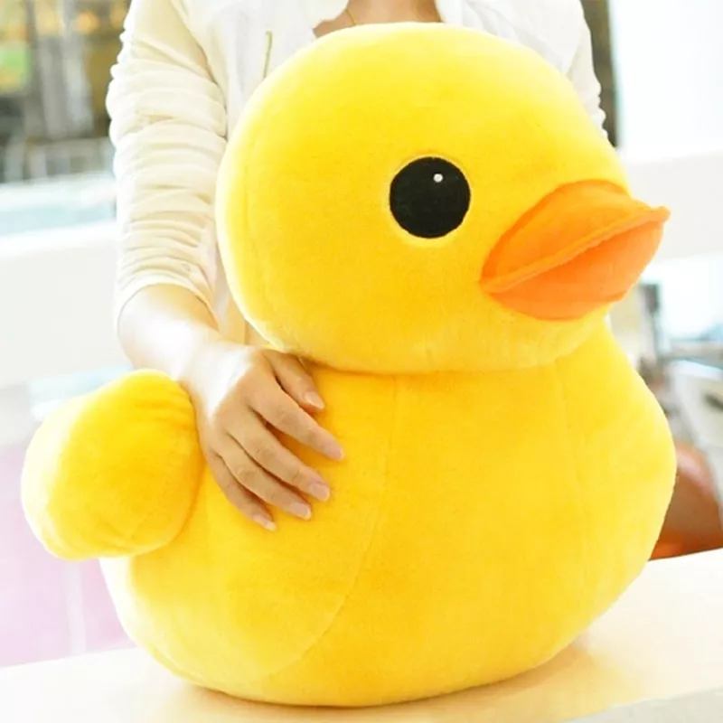 quente recheado bonecas de borracha pato hong kong grande pato amarelo Pelucia Pokemon sonolzee peluche boneca de pelúcia animal macio bonecas retai brinquedo quente ótimo presente de natal para crianças 2018 novo estilo