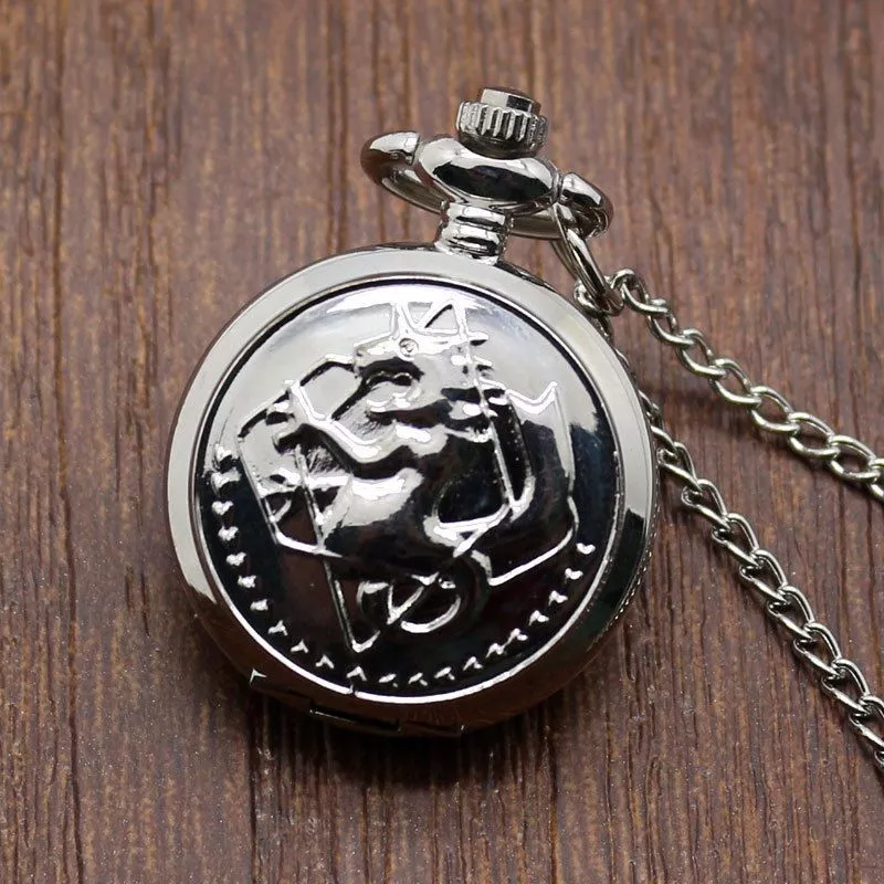 Relógio de Bolso Anime Fullmetal Alchemist Quarzt