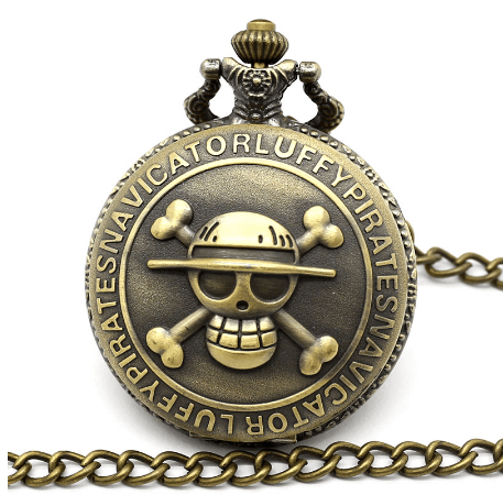Relógio de Bolso Anime One Piece Quarzt