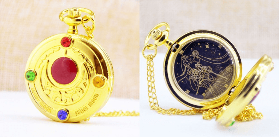 Relógio de Bolso Anime Sailor Moon 003 Quarzt