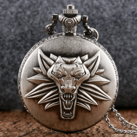 Relógio de Bolso The Witcher lll Wild Hunt Quartz