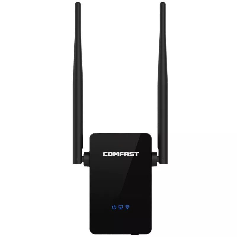 repetidor de sinal wifi comfast roteador 300m dual 5dbi 802.11n b g Repetidor de sinal Wifi Comfast Roteador 300M Dual 5dBi 802.11N/B/G