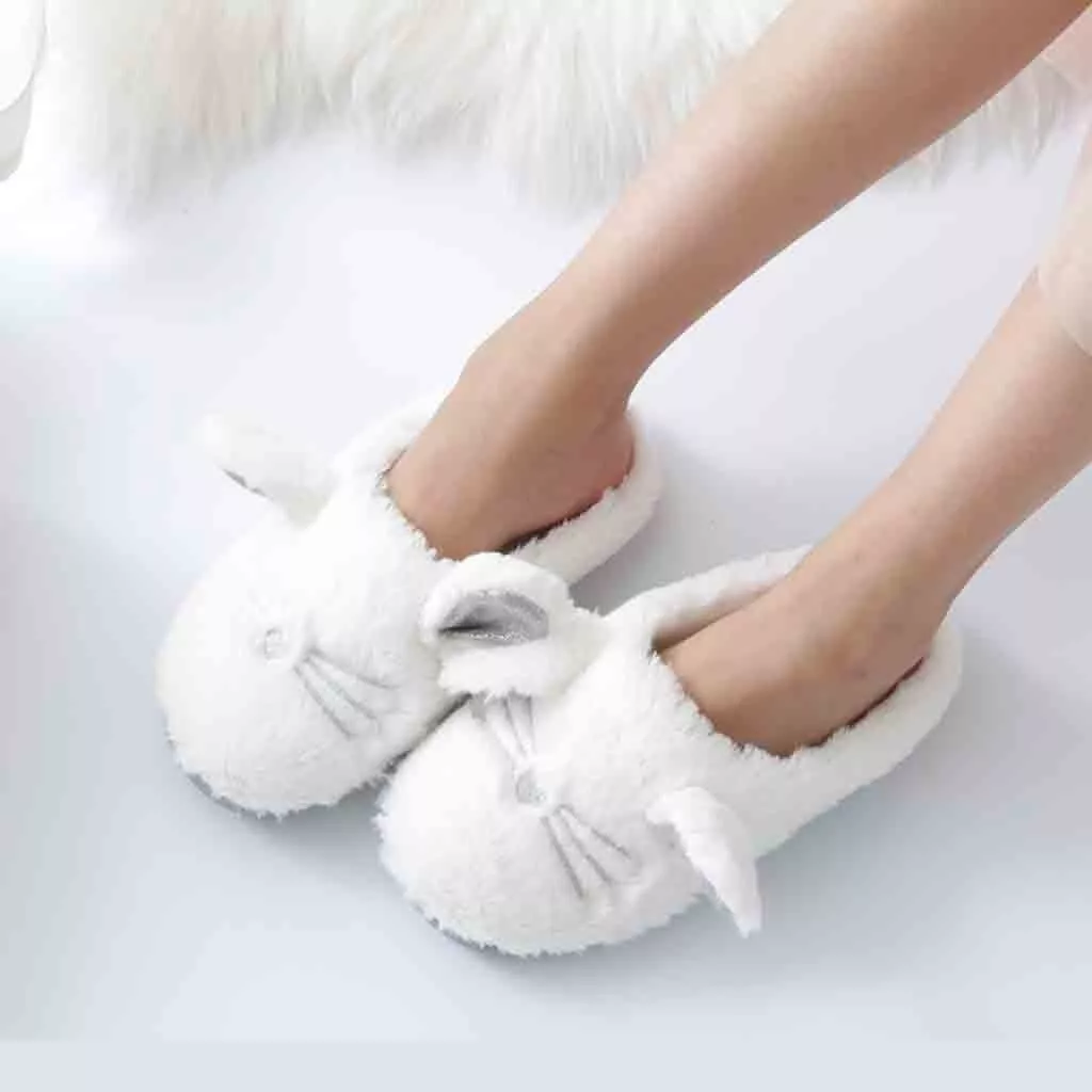 sapatos mulher chinelos dentro de algodao inverno macio sola aconchegante Pantufa porquinho rosa Winter Women Warm Indoor Slippers Ladies Fashion Cute Pink Pig Women's Soft Short Furry Plush Woman Comfort Casual Female Shoes