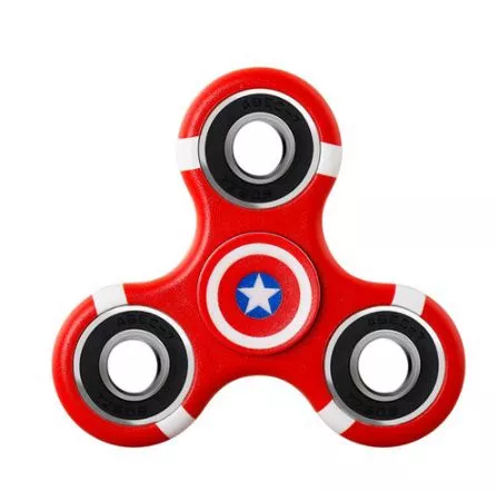 spinner capitao america 3.3 Novo flocos de neve fidget spinner edc mão spinners autismo adhd presente aniversário crianças presentes de natal metal dedo brinquedos spinners