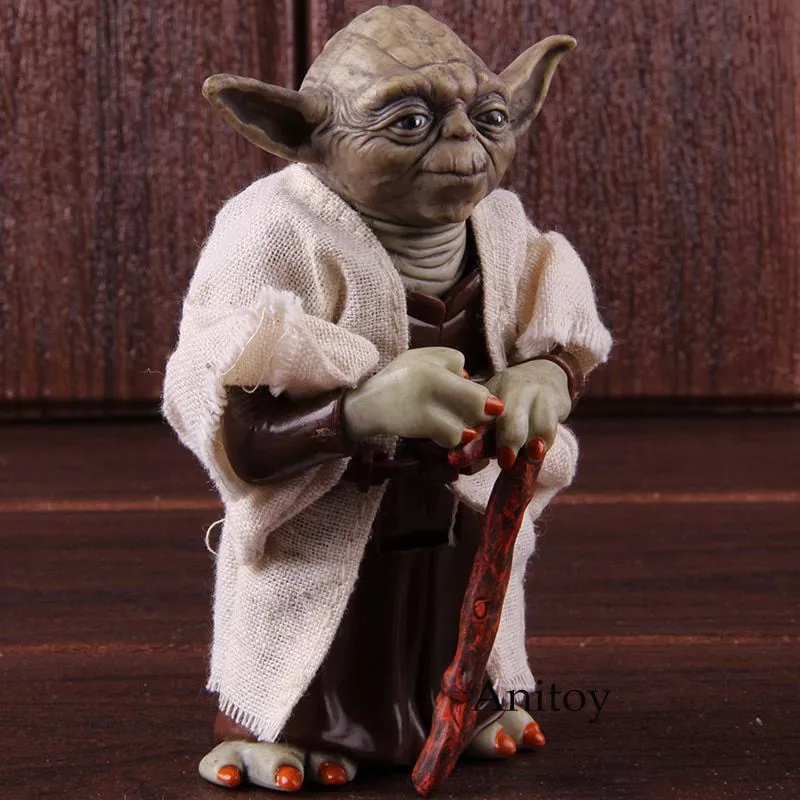 star wars yoda jedi cavaleiro mestre yoda figura de acao pvc collectible modelo Action Figure star wars luke skywalker pvc figura de ação collectible modelo brinquedo 15cm