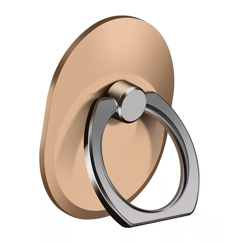 suporte anel dedo para celular metal fosco dourado Suporte Anel Dedo Para Celular Metal Fosco Dourado