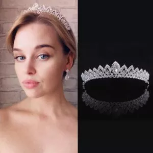 tiaras de cristal e coroa noiva dourado folhas perola faixa de cabelo joias de Casamento feminino menina strass cabeça coroa princesa jóias ornamento de cabelo estilo de fadas dropshipping