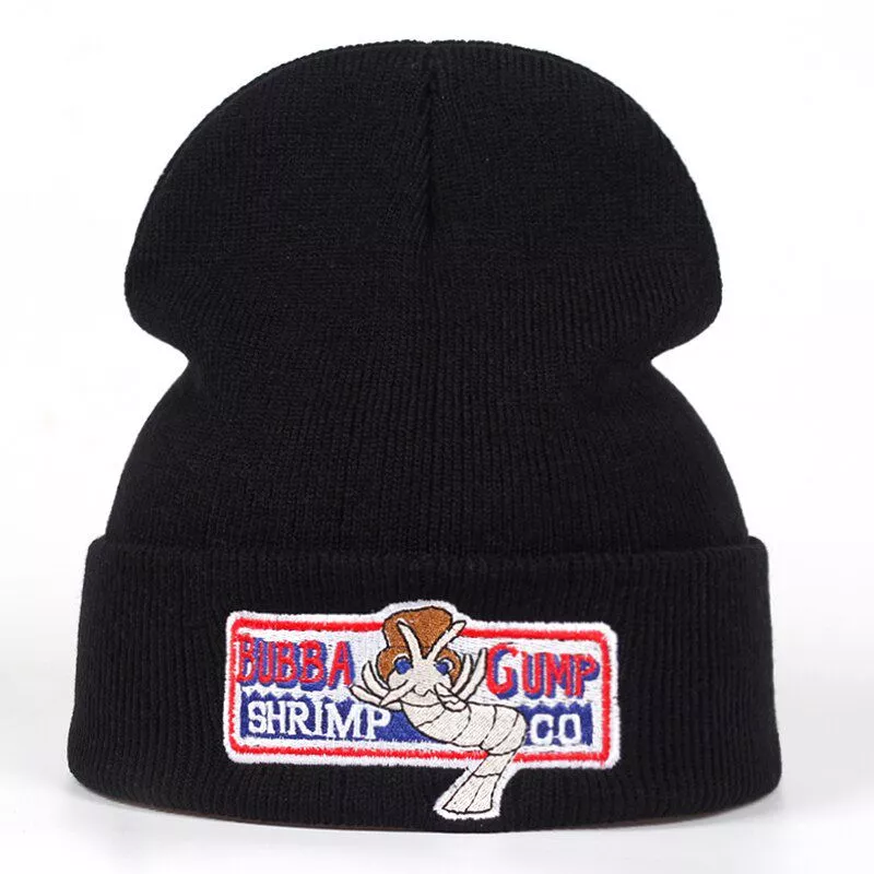 touca forrest gump bubba gump logo preto Touca Kirby elástico dos desenhos animados boné inverno manter quente bordado chapéu de malha brinquedos de pelúcia para crianças presente aniversário da menina