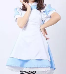 Traje Cosplay Alice no País das Maravilhas