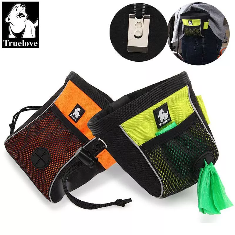 truelove portable travel dog snack treat bag reflective pet training clip on pouch bag Truelove Portable Travel Dog Snack Treat bag Reflective Pet Training Clip-on Pouch Bag Easy Storage belt bag Poop Bag Dispenser