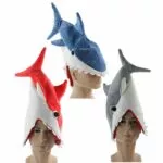 tubarao-animal-cosplay-traje-3d-chapeu-criativo-individualidade-fantasia-bone-comer