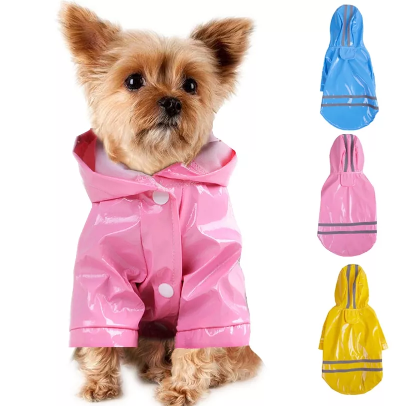 verao ao ar livre filhote de cachorro pet casaco de chuva s xl com capuz a prova Papai noel estilo cão de estimação casaco de natal gato roupas de cão bonito roupas para produtos para animais de estimação cães roupas de animais de estimação chihuahua navidad #30