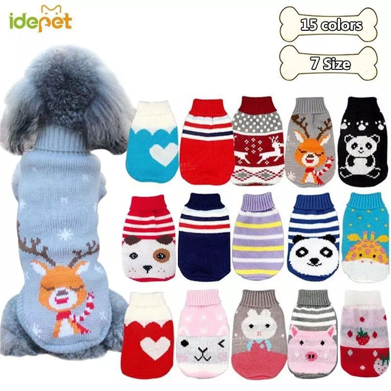 winter cartoon dog clothes warm christmas sweater for small dogs pet clothing coat Meia alta enrolada Japan JK Uniform Loose Socks Anime Cosplay Women Slouch Socks Girl Student Stocking Leg Warmers