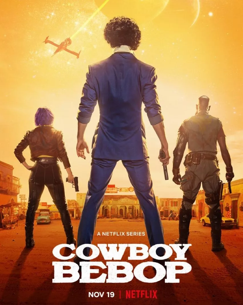 image 8fb54890 6751 4bb1 b20f 4a3199b963cc Netflix divulga 1º pôster para série live action de Cowboy Bebop.