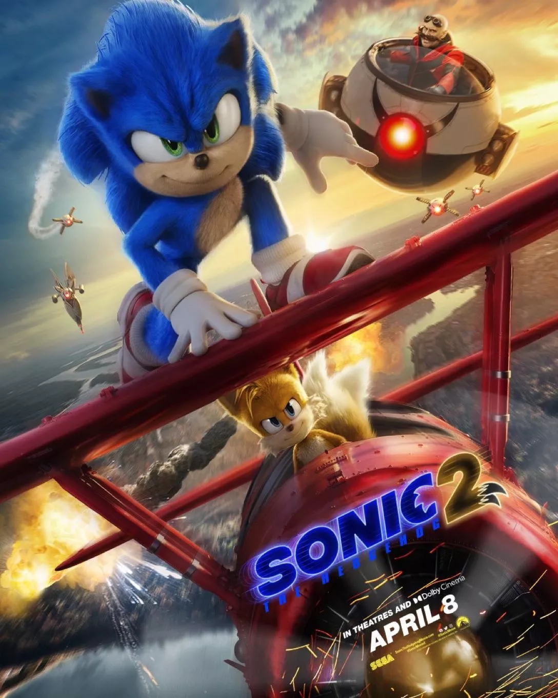 image e44a520d 8761 4f13 b21c 8b19564edbbc 1º trailer para continuação de Sonic será lançado amanhã.