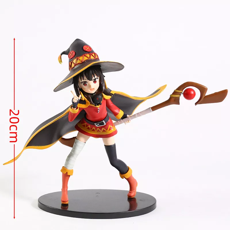 1006519860 Action Figure Anime Konosuba! Legend of crimson megumin pvc figura collectible modelo de brinquedo