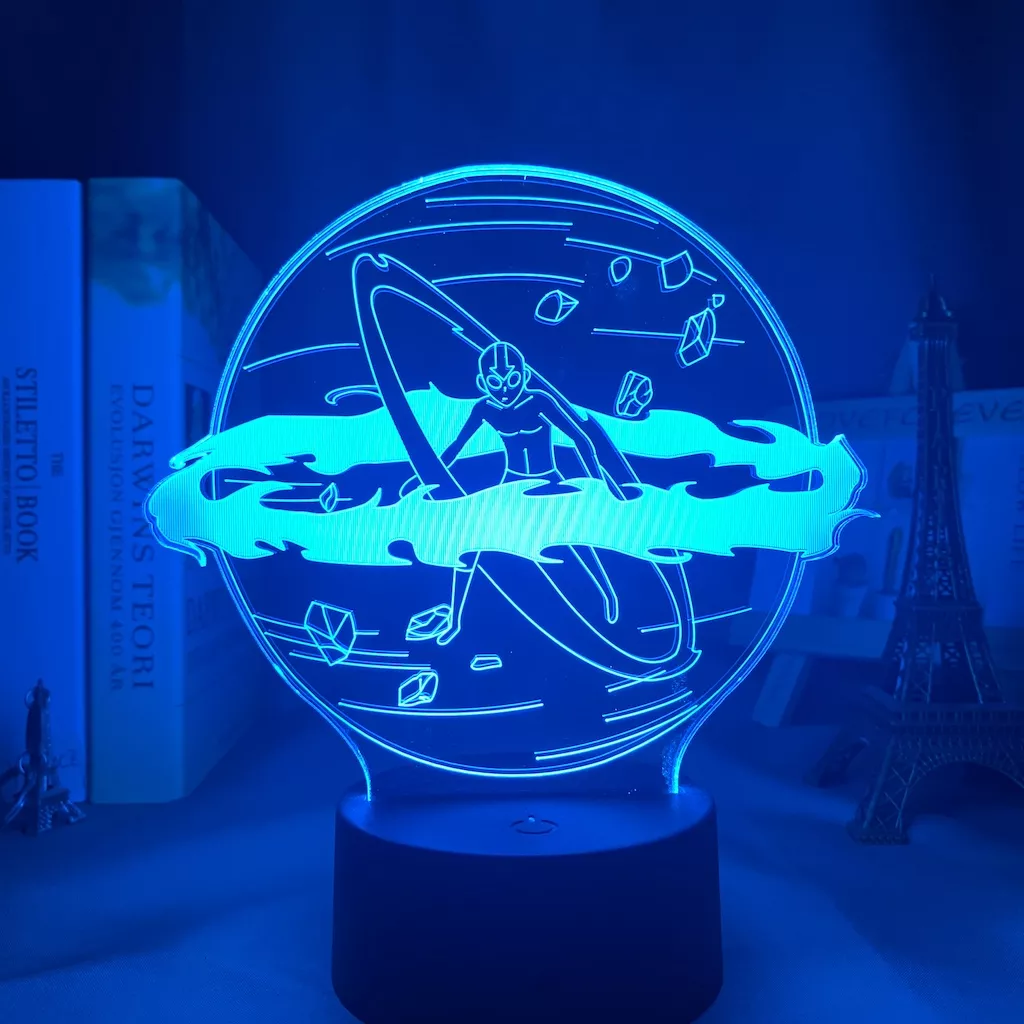 1031559172 Luminária Avatar lâmpada aang airbender, decoração para casa, presente de aniversário, luz noturna led, avatar, quarto, luz de decoração