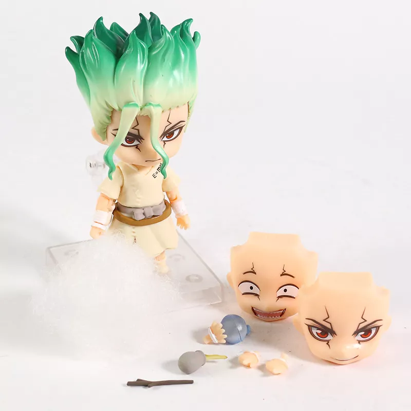 Action Figure Nendoroid Dr. Stone senku ishigami 1262 pvc figura de ação collectible modelo brinquedo 2