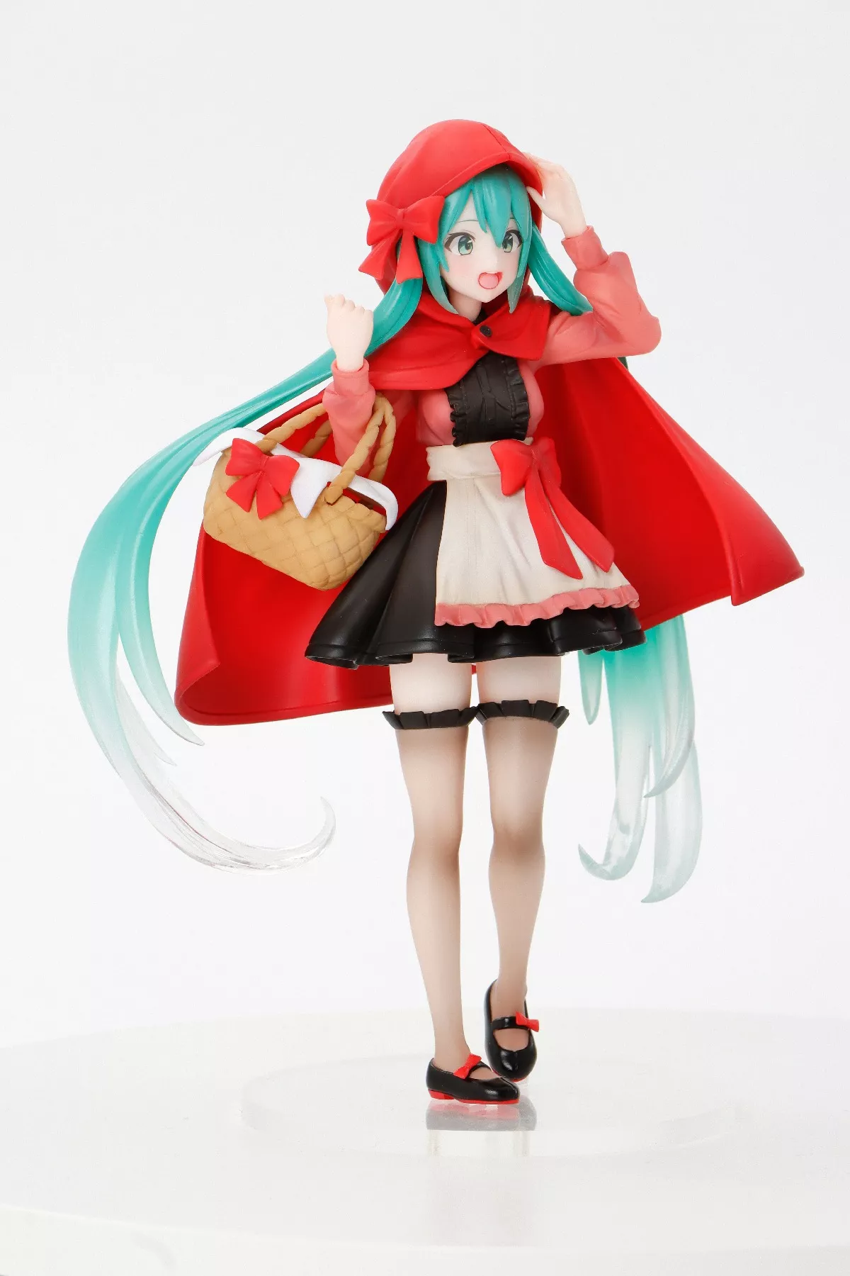 1083862872 Action Figure Vocaloid hatsune miku figura de ação pouco vermelho equitação capa conto de fadas série 22cm anime boneca modelo brinquedos