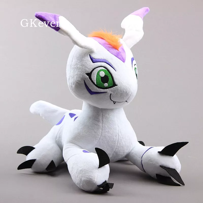 Pelúcia Digimon Gomamon brinquedo bonito dos desenhos animados figura macio enchido bonecas 30*28 cm presente das crianças 2