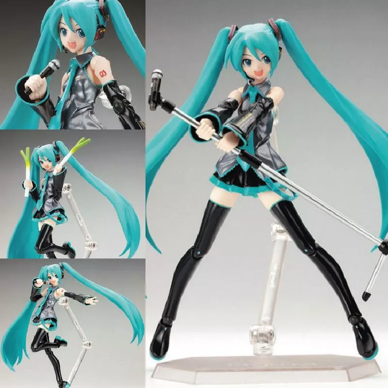 Action Figure 15cm hatsune miku anime figura 014 figma posição mangá estátua figura de ação pvc collectible modelo brinquedos boneca decoração 1