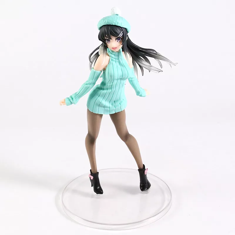 111509033 Action Figure Anime Seishun buta yarou wa sakurajima mai ver. Figura collectible anime sexy beleza modelo de brinquedo