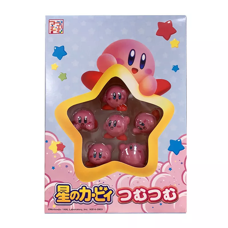 1147320987 Action Figure Kirby conjunto rosa, conjunto de brinquedos decorativos de fantasia dee doo de kirby, brinquedo fofo de presente para crianças, bonecas decorativas, brinquedos de presente para crianças