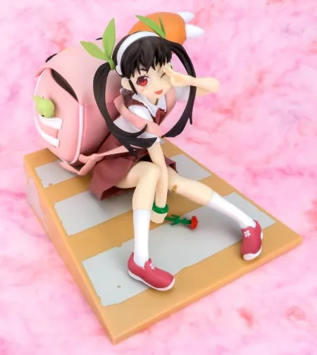 Action Figure Anime Hachikuji Mayoi 13cm desenhos animados japoneses boneca figura de ação 1