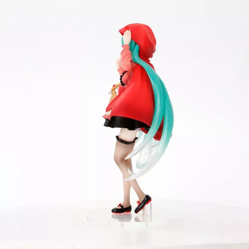 Action Figure Vocaloid hatsune miku figura de ação pouco vermelho equitação capa conto de fadas série 22cm anime boneca modelo brinquedos 2
